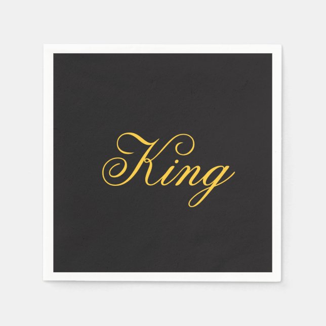 King Paper Napkins Serviette (Vorderseite)