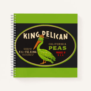 King Pelican California Notizbuch