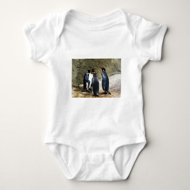 King Penguin Baby Strampler (Vorderseite)