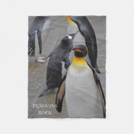 King Penguin & Friends Edinburgh Zoo Schottland Fleecedecke