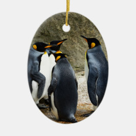 King Penguin Keramikornament