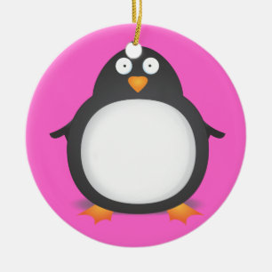 King Penguin Keramikornament