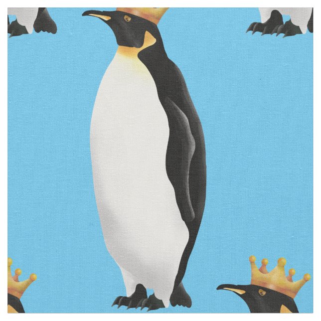 King Pinguin Stoff (Nahaufnahme)
