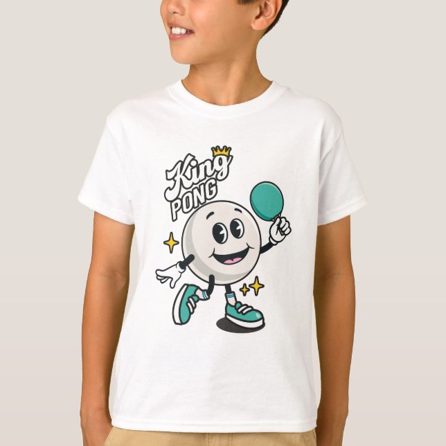 King Pong Kid's T - Shirt (Vorderseite)