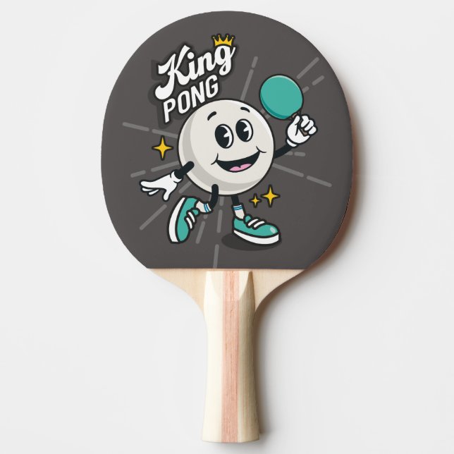 King Pong Tischtennis Tischtennis Schläger (Vorderseite)
