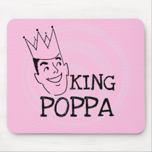 King Poppa T - Shirt und Geschenke Mousepad