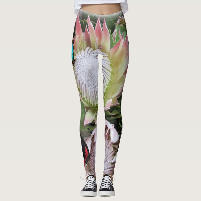 King Protea aus Südafrika Leggings (Vorderseite)