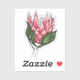 King Protea Custom Cut Aufkleber I