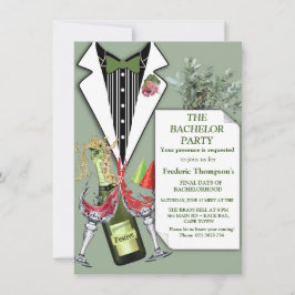 King Protea's Tuxedo Corsage Bachelor Party