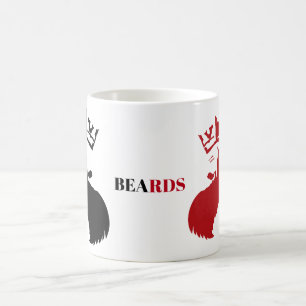 King&Queen Beards Kaffeetasse