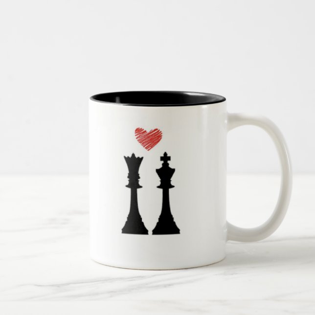 King & Queen Chess Mug (Droit)