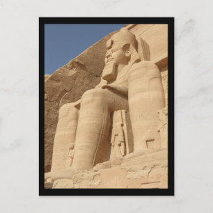 King Ramses Abu Simbel Ägypten Postkarte