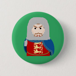 King Richard I (the Lionheart) of England Button