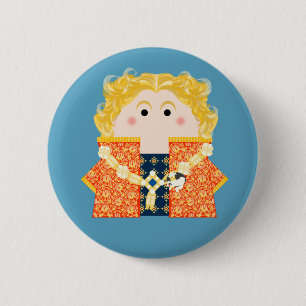 King Richard II of England Button