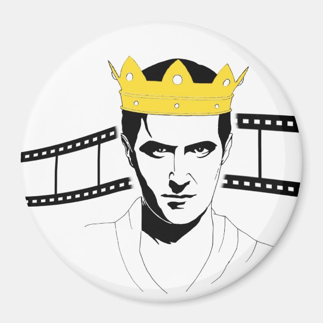 King Richard Magnet rund (Vorne)