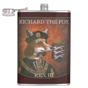 King Richard The Third Fox Flask Flachmann