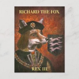 King Richard The Third Fox Postcard Postkarte