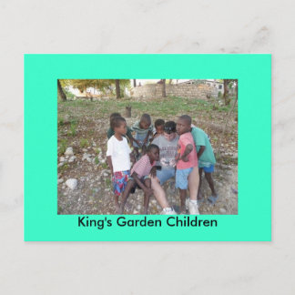 King’s Garden Children Postkarte
