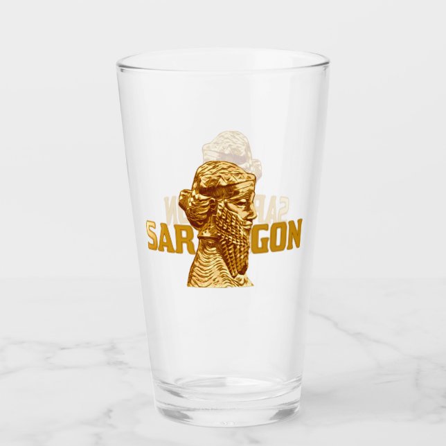 King Sargon Glass Cup Glas (Vorderseite)