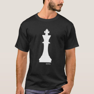 King Schach Piece Halloween Kostümklub T-Shirt