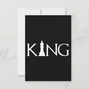 King Schach Piece Halloween Kostümstuhl Lover Einladung