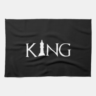 King Schach Piece Halloween Kostümstuhl Lover Geschirrtuch