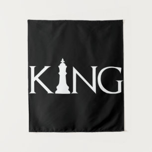 King Schach Piece Halloween Kostümstuhl Lover Wandteppich