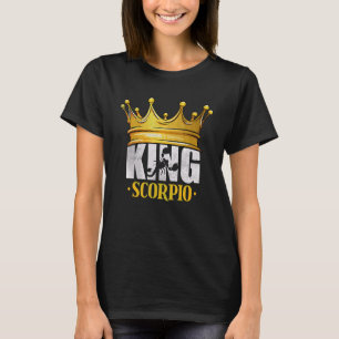 King Scorpio Horoskop Astrologie Zodiac-Zeichen T-Shirt