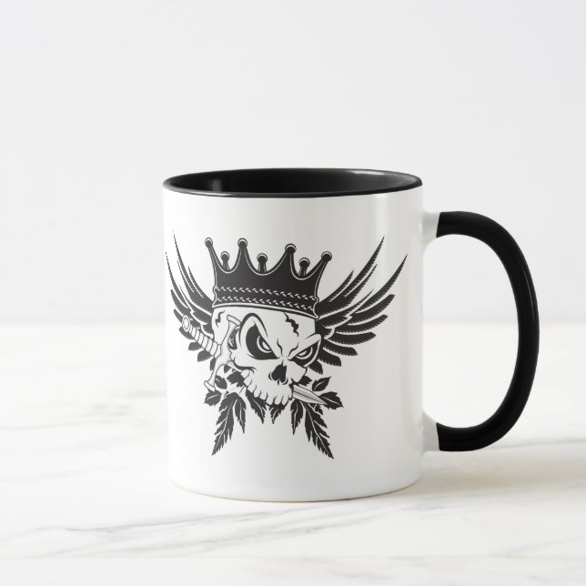 King Skull mit Dagger Tasse (Rechts)