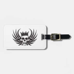 King Skull mit Flügeln Gepäckanhänger