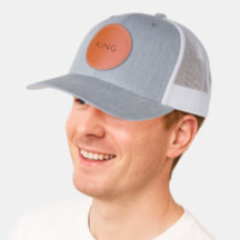 KING Stylish Royal-Cap Elegantes Aussehen in Grau