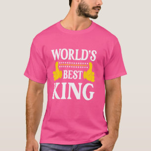 King Surname Funny Team Familie Nachname World's B T-Shirt