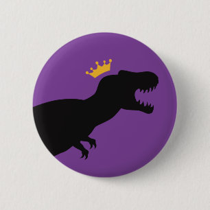 King T-Rex Button