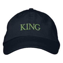 KING Text anpassbar für jeden Street Style Bestickte Baseballkappe