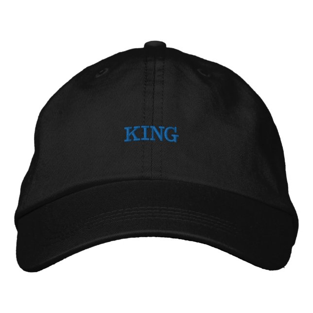 KING Text/Name Personalisierte Hähne und Kappen (Vorderseite)