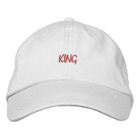KING Text Personalisierte benutzerdefinierte Hüte