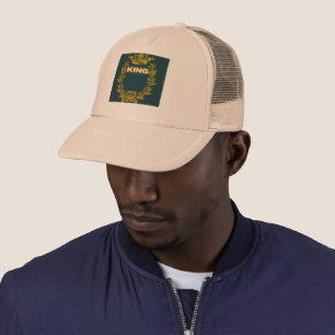 KING Text Photo Chapeaux Casquettes