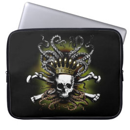 King Tintenfisch Skull Laptopschutzhülle