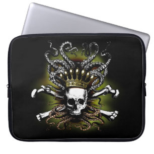 King Tintenfisch Skull Laptopschutzhülle