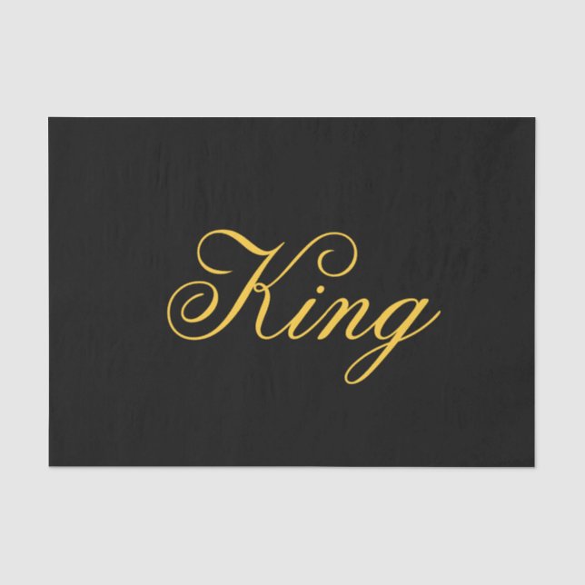 King Tissue Paper Seidenpapier (Vorderseite)