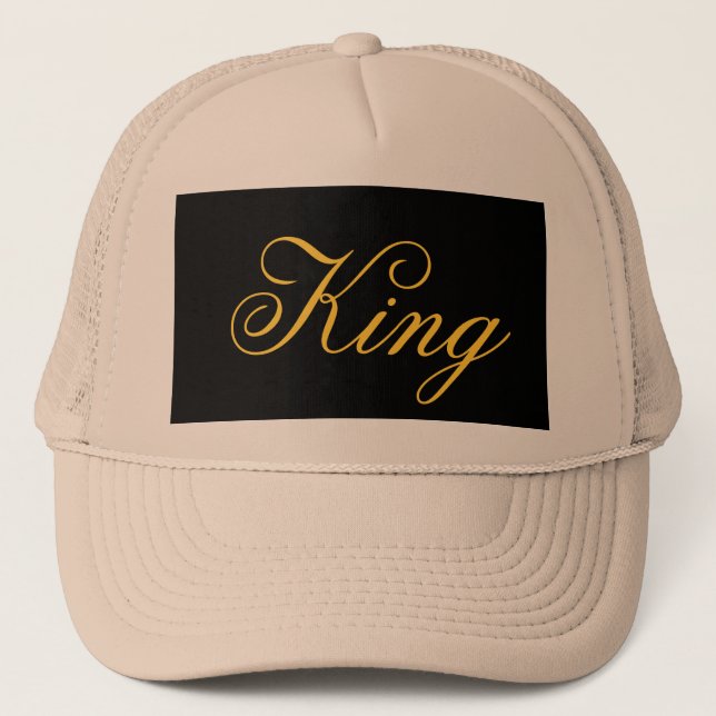 King Trucker Hat Truckerkappe (Vorderseite)