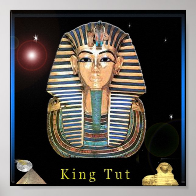 King tut digital art poster (Vorne)