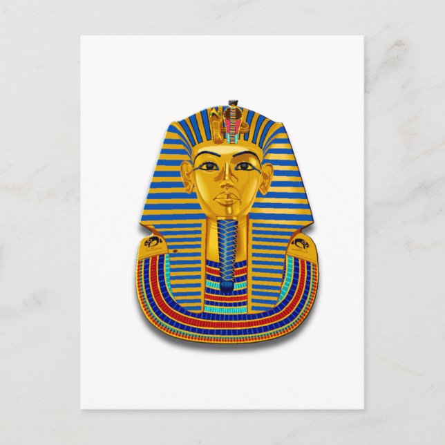 King Tut Mask Postkarte (Vorderseite)