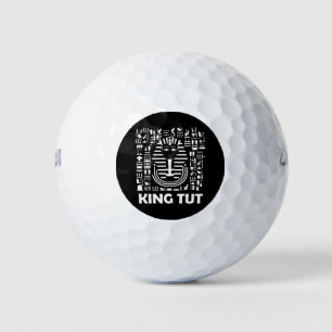 King tut pharaoh egyptian Hieroglyphe Alphabet Golfball
