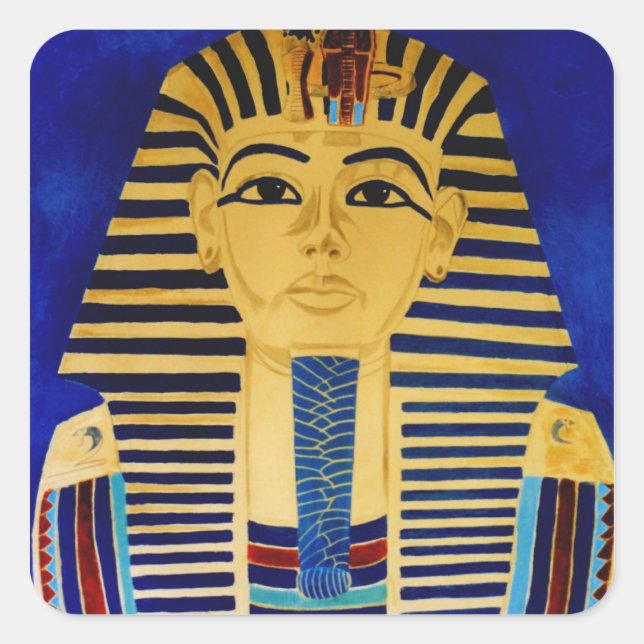 King Tut Tutankhamun Art Aufkleber (Vorderseite)