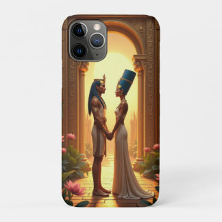 King Tutankhamun and Queen Nefertiti standing Case-Mate iPhone Hülle