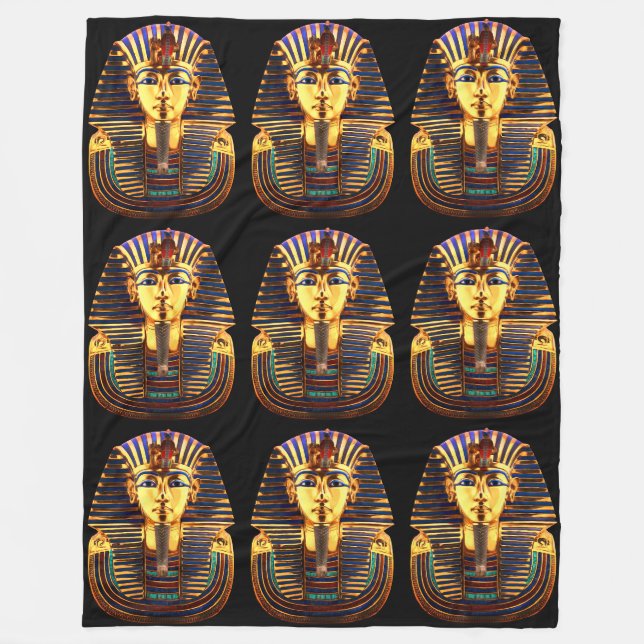 King Tutankhamun, Goldene Maske Fleecedecke (Vorderseite)