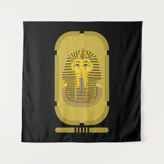 King Tutankhamun Tapestry Wandteppich (Vorderseite)