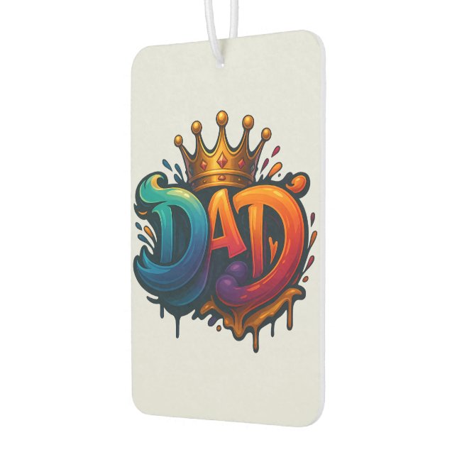 King Vater Crown Graffiti Crowned mit Liebe und St Autolufterfrischer (Links)