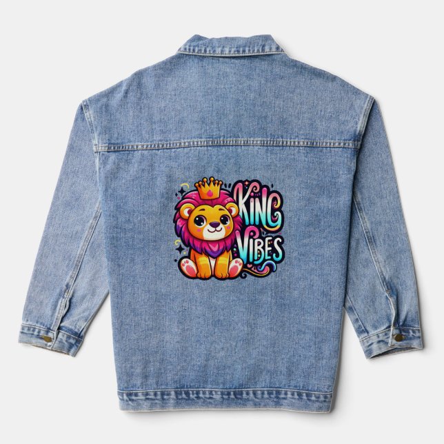 King vibes jeansjacke (Rückseite)